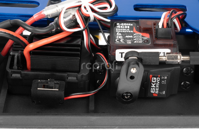 HiMOTO 1:10 Monster Truck EMXT-1 2,4 GHz RTR set, žlutá