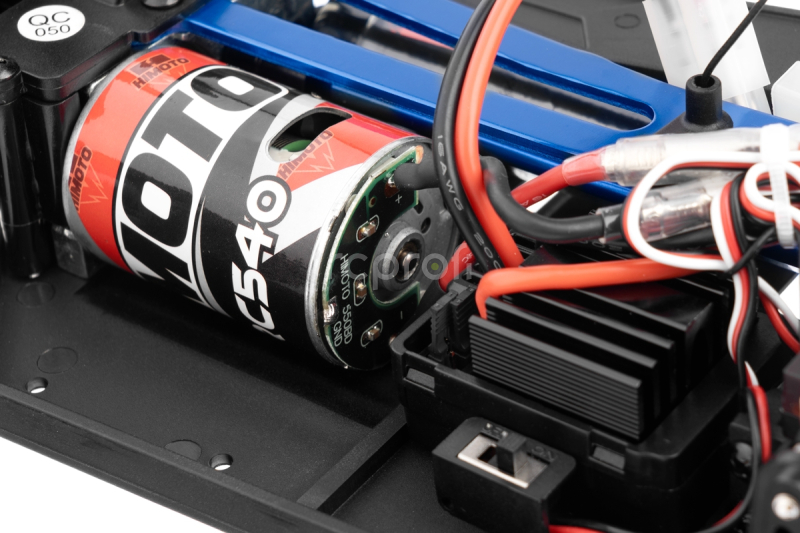 HiMOTO 1:10 Monster Truck EMXT-1 2,4 GHz RTR set, žlutá