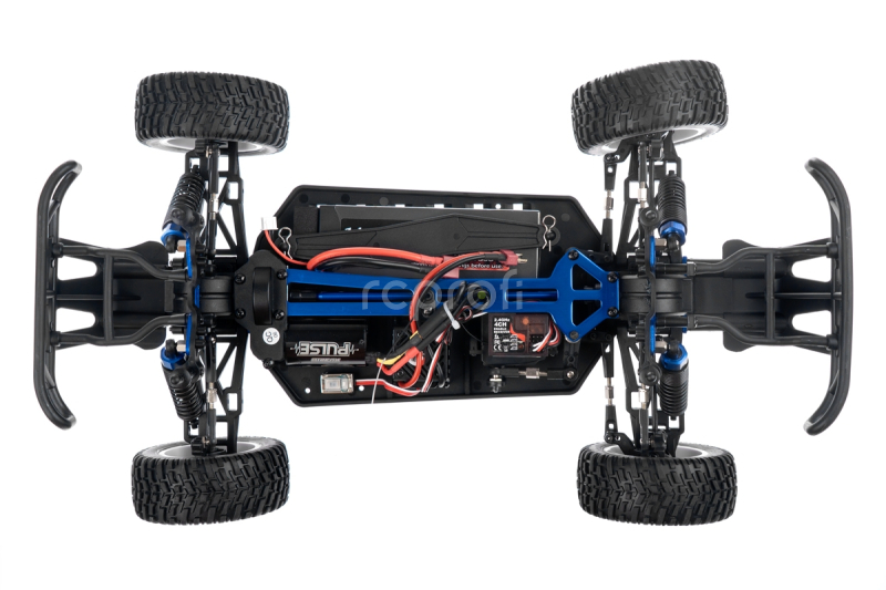 HiMOTO 1:10 Short Course Truck Brushless 2,4 GHz RTR set, červená