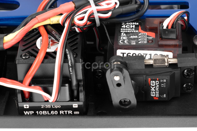 HiMOTO 1:10 Short Course Truck Brushless 2,4 GHz RTR set, červená