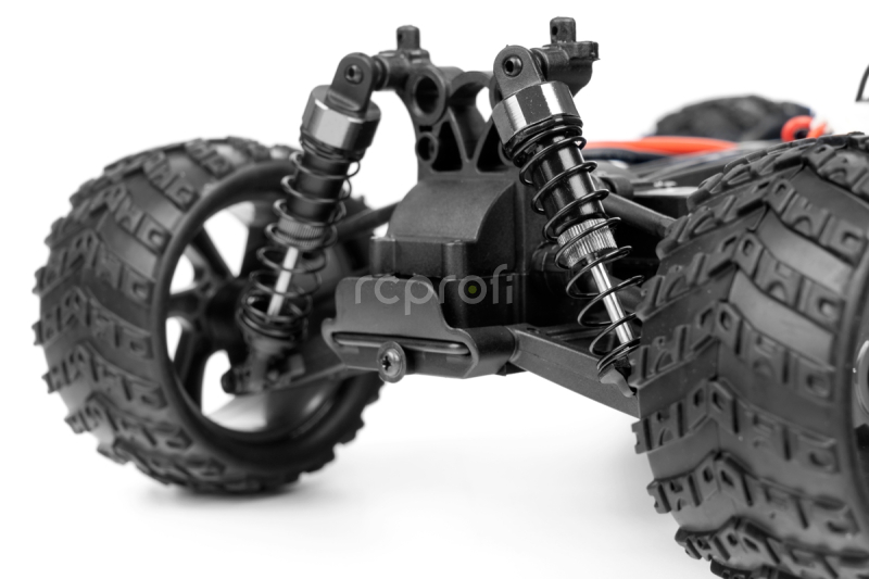 HiMOTO 1:18 Monster Truck MASTADON Brushless 2,4 GHz RTR set, červená