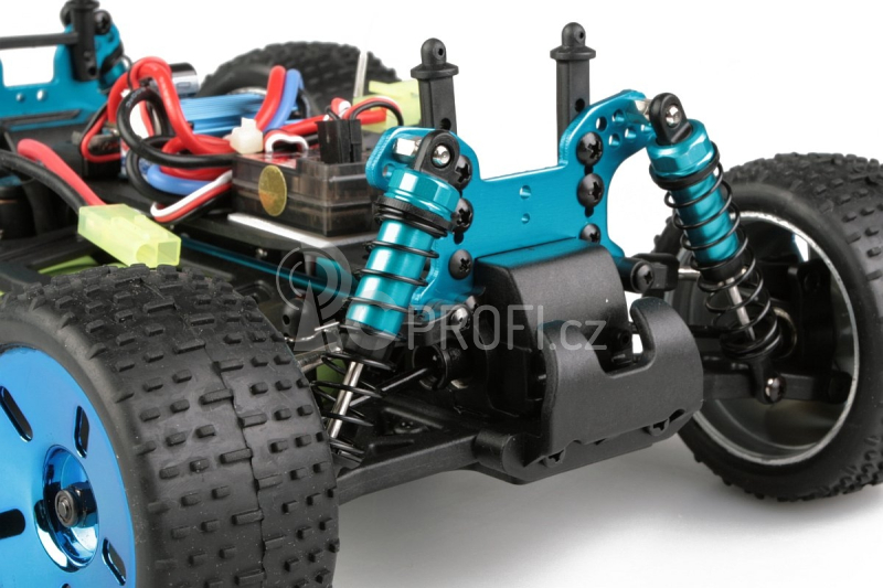 Himoto Truggy 1/16 RTR 2,4GHz Brushless - červená
