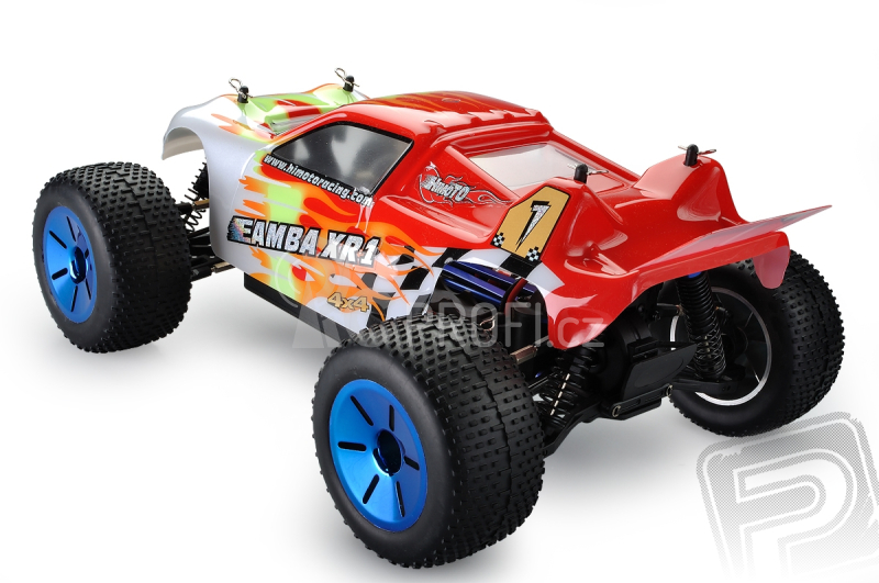 HiMOTO Truggy XR-1 1:10 elektro RTR set 2,4GHz červená - Bez Tx