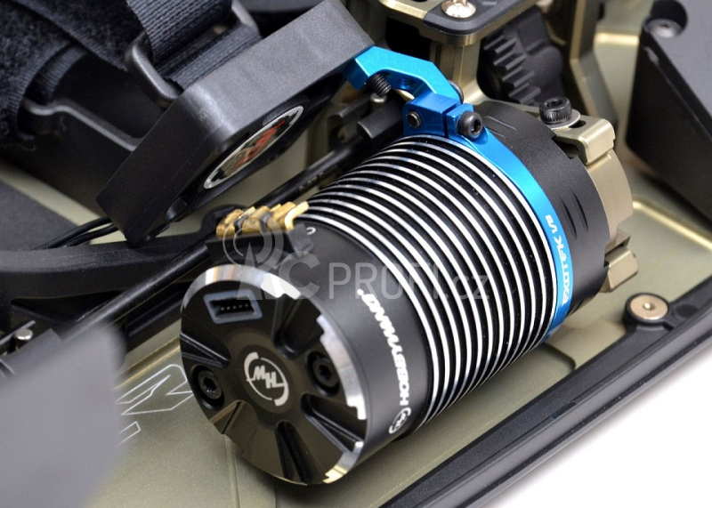 Hliníkový černý držák větráčku pro 1/8 Buggy