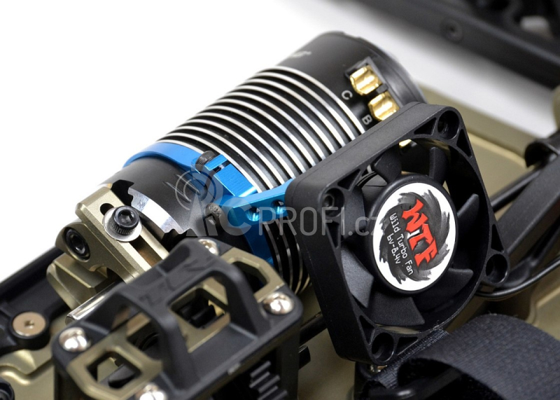 Hliníkový černý držák větráčku pro 1/8 Buggy