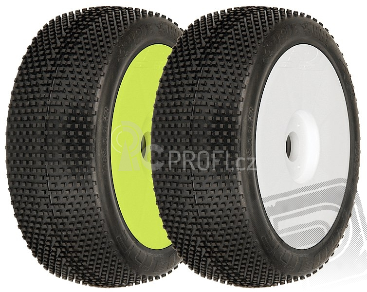 Hole Shot pneu (2ks) pro 1:8 buggy, směs M2 (medium)