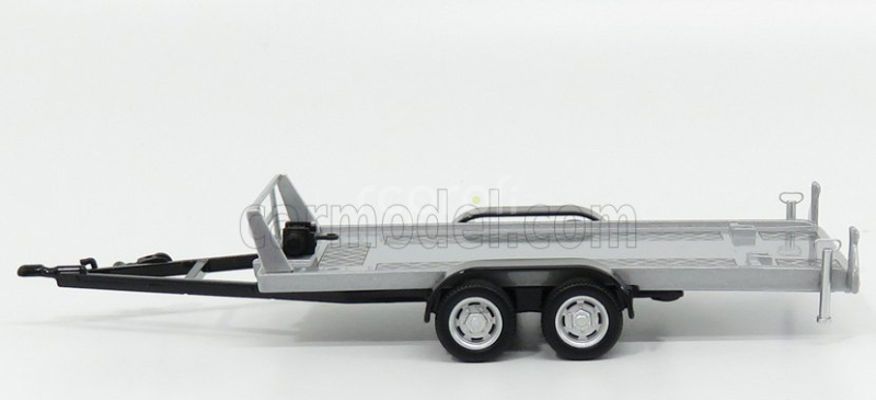 Hongwell Accessories Carrello Trasporto Auto 2-assi - Car Transporter Trailer 1:43 Stříbrná Černá