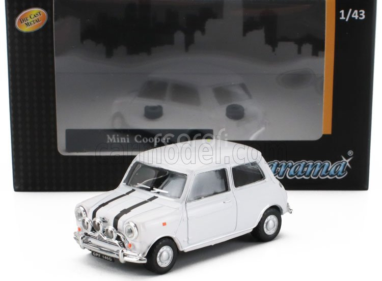 Hongwell Austin Set 3x Mini Cooper S 1275 Mki 1967 - The Italian Job 1:43 Červená Bílá Modrá
