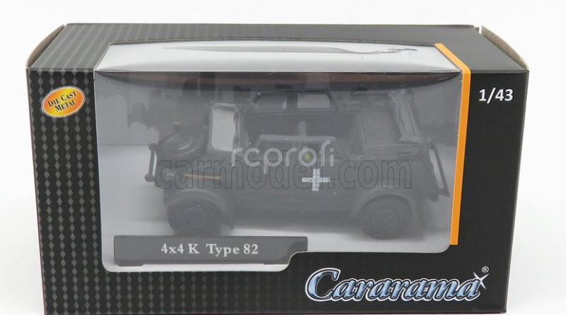 Hongwell Volkswagen Type 82 Cabriolet Open 1940 1:43 Vojenská Zelená
