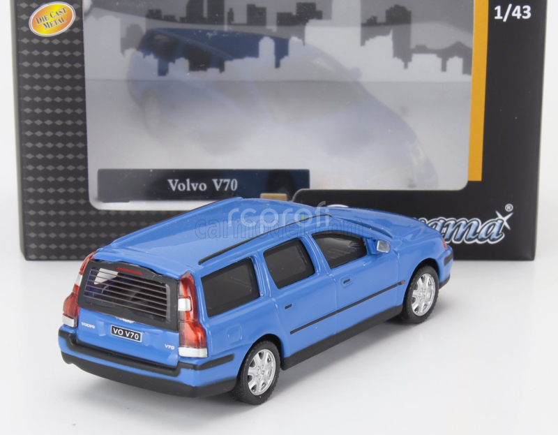 Hongwell Volvo V70 Sw Station Wagon 2008 1:43 Blue