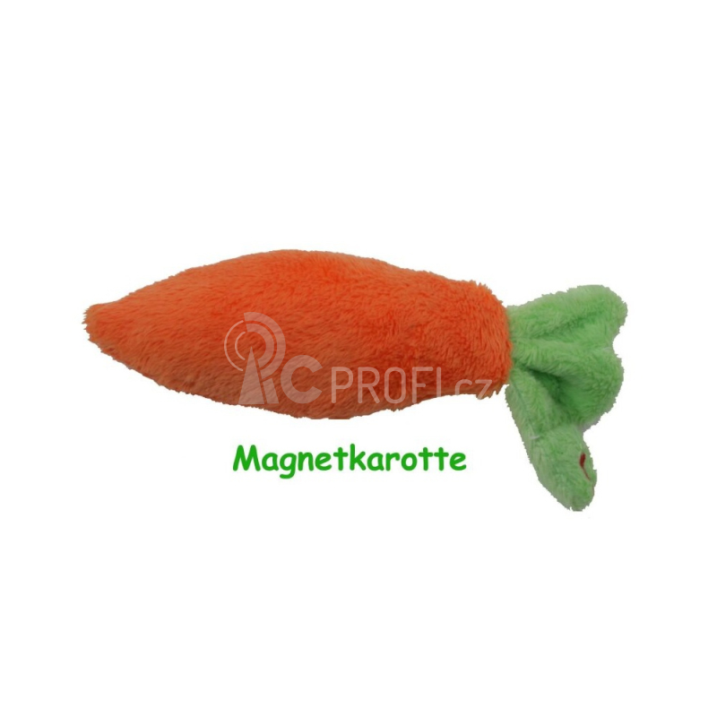 Houpací kůň s magnetickou mrkví, tmavě hnědá