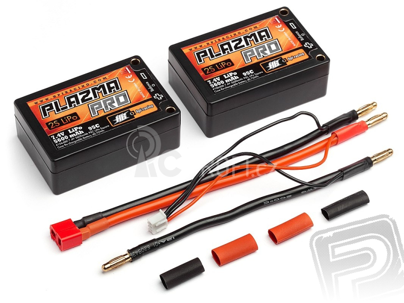 HPI - PlazmaPRO 7,4V 5600mAh 95C LiPo HARDCASE - SADDLE PACK