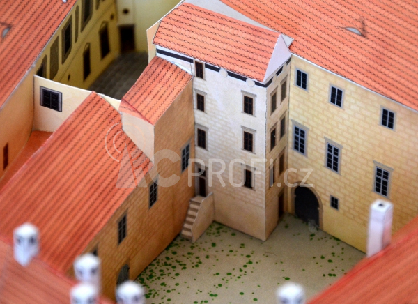 Hrad Grabštejn - papírový model 1:250
