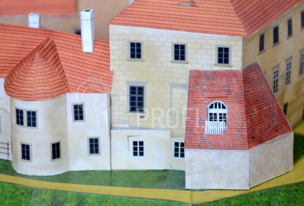 Hrad Grabštejn - papírový model 1:250