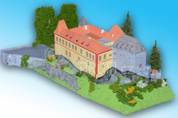 Hrad Kámen u Pacova - papírový model 1:250