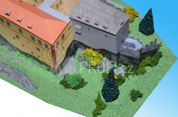 Hrad Kámen u Pacova - papírový model 1:250