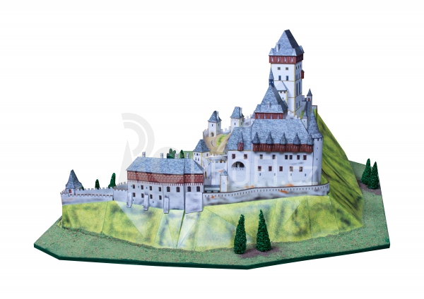 Hrad Karlštejn - papírový model 1:350