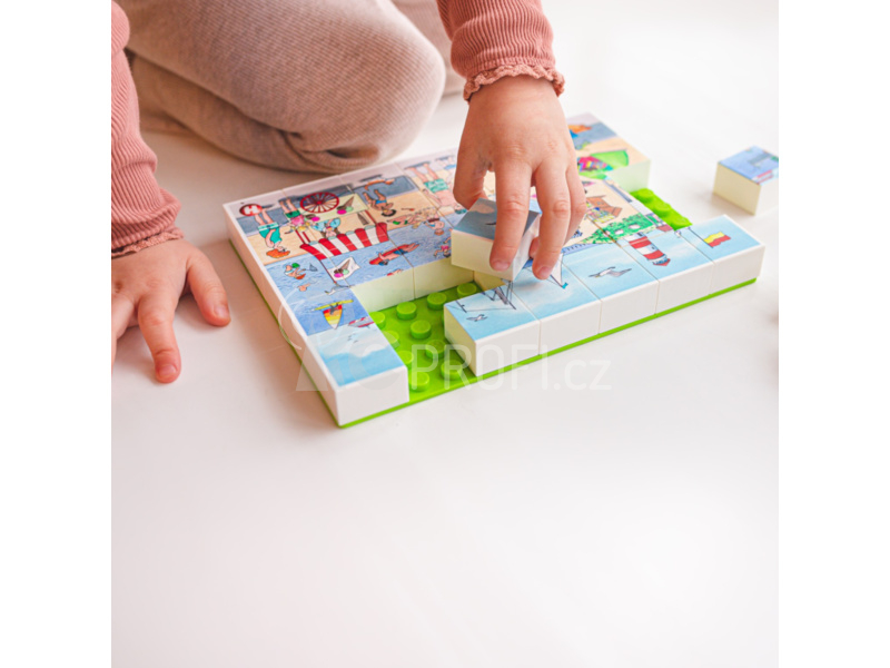 HUBELINO Puzzle - Dovolená na pláži