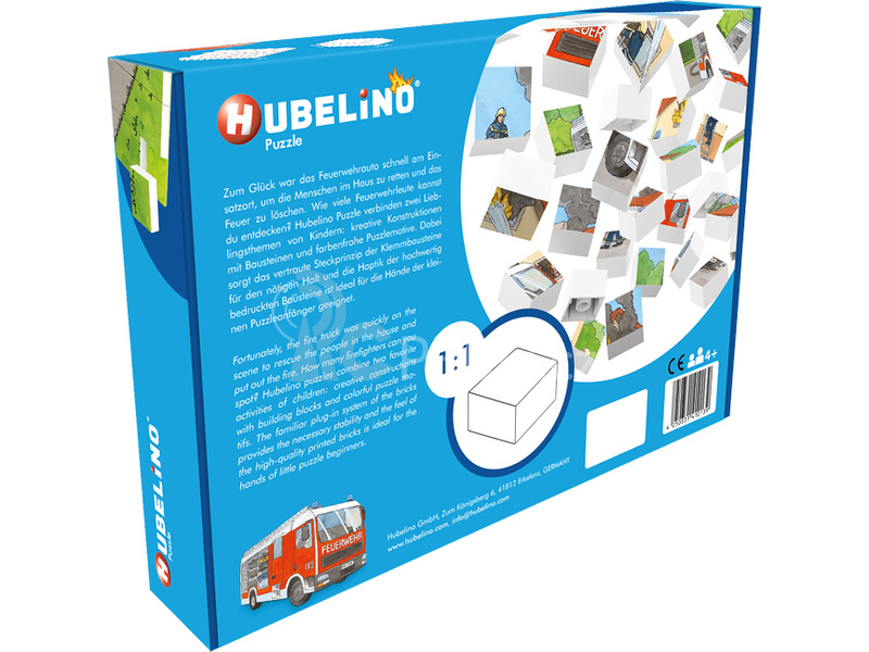 HUBELINO Puzzle - Hasičská jednotka