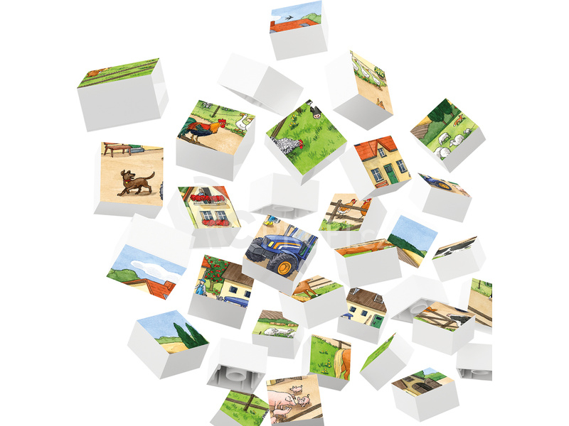 HUBELINO Puzzle - Život na farmě