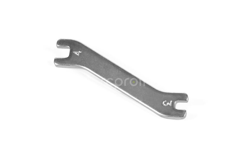 HUDY Klíč na spojovací tyče 3 & 4 mm V2