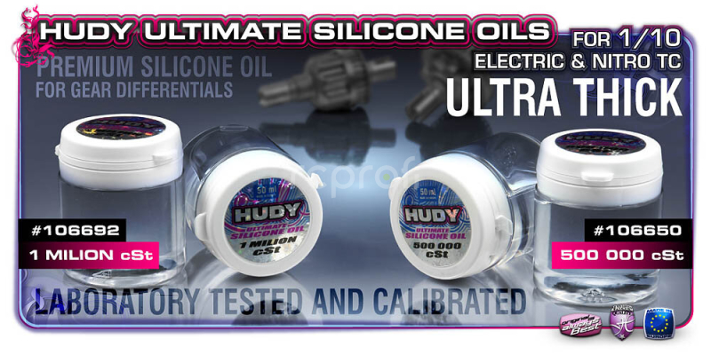HUDY Prémiový silikonový olej 1 000 000 cSt - 50 ml