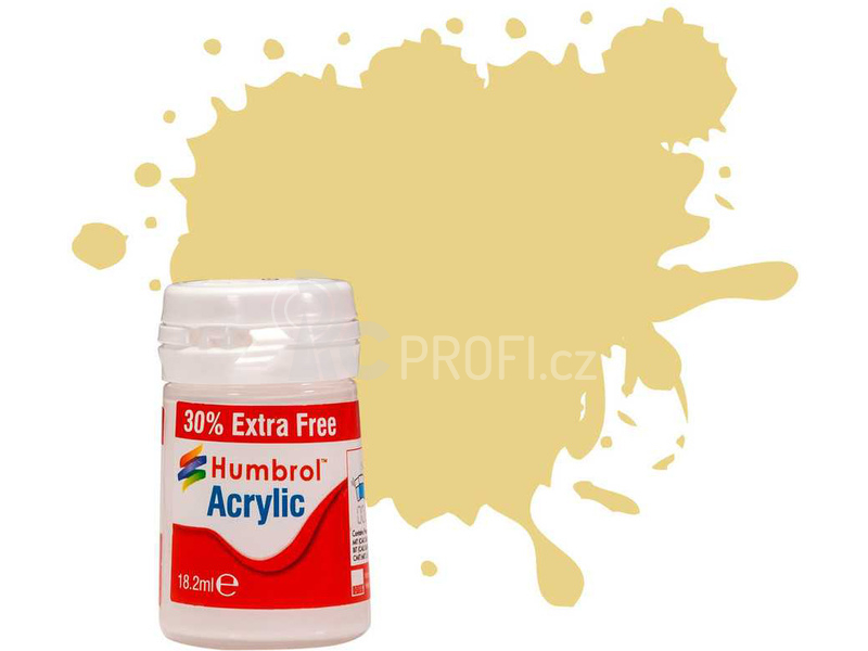 Humbrol akrylová barva #103 krémová matná 18ml