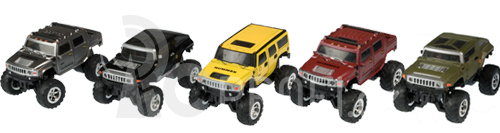 RC auto MINI HUMMER 2011, žlutý