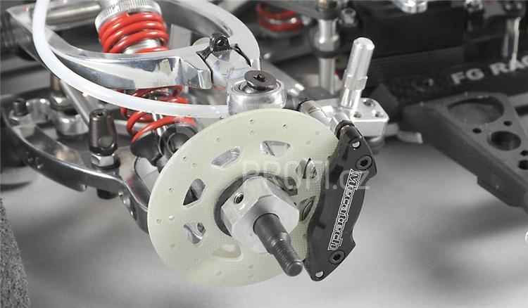 Hydraulické brzdy, dvoupístové pro přední nápravu