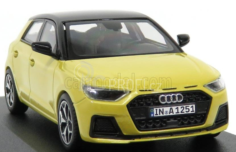 I-scale Audi A1 Sportback 2018 1:43 Fyton Žlutá - Černá