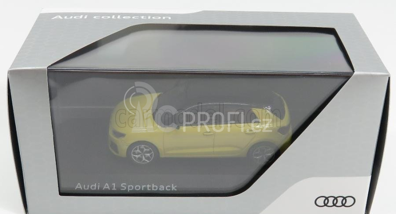 I-scale Audi A1 Sportback 2018 1:43 Fyton Žlutá - Černá
