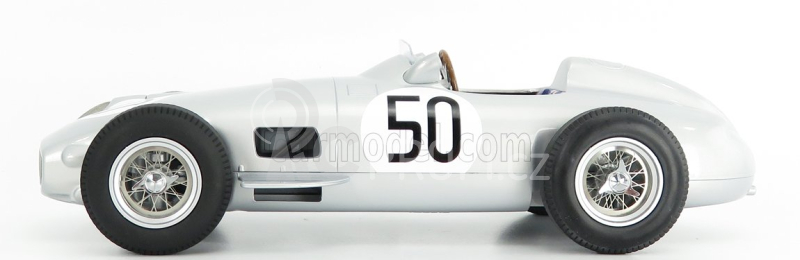 I-scale Mercedes benz F1  W196 N 50 4th British Gp 1955 P.taruffi 1:18 Silver