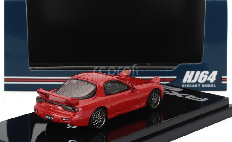 Ignition-model Mazda Efini Rx-7 (fd3s) Type Rs Custom Coupe 2002 1:64 Red