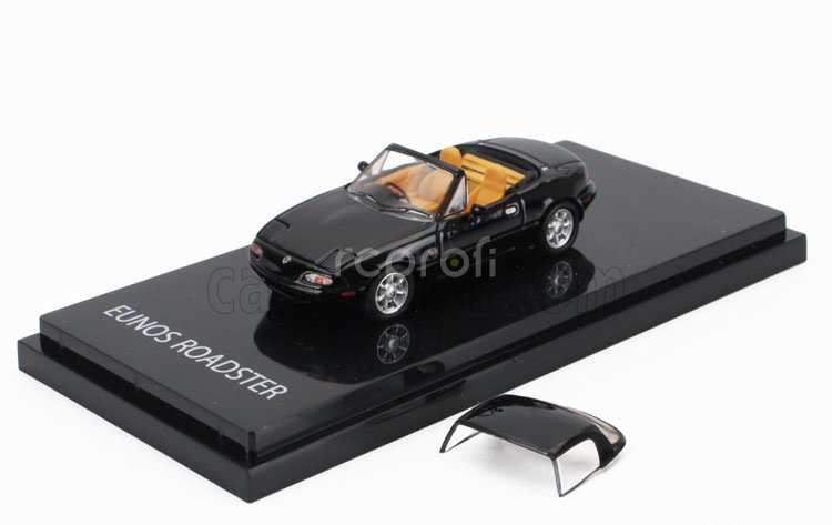 Ignition-model Mazda Eunos (mx5) Na6c Spider Roadster 1989 1:64 Black