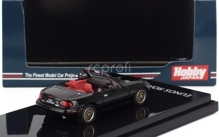 Ignition-model Mazda Eunos (mx5) Na6c Spider Roadster 1989 1:64 Black