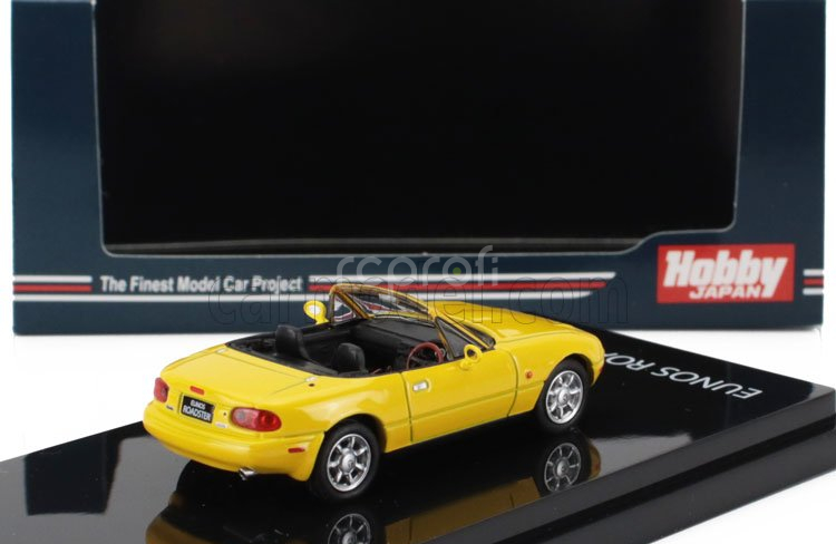 Ignition-model Mazda Eunos (mx5) Na6c Spider Roadster 1989 1:64 Žlutá