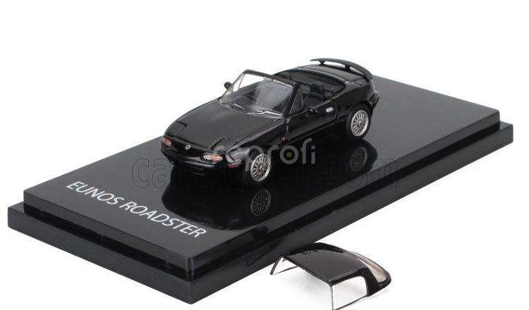 Ignition-model Mazda Eunos (mx5) Na6ce Spider Roadster 1989 1:64 Black