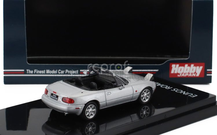 Ignition-model Mazda Eunos (mx5) Na6ce Spider Roadster 1989 1:64 Silver