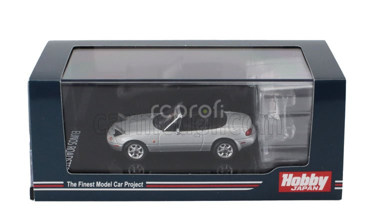 Ignition-model Mazda Eunos (mx5) Na6ce Spider Roadster 1989 1:64 Silver
