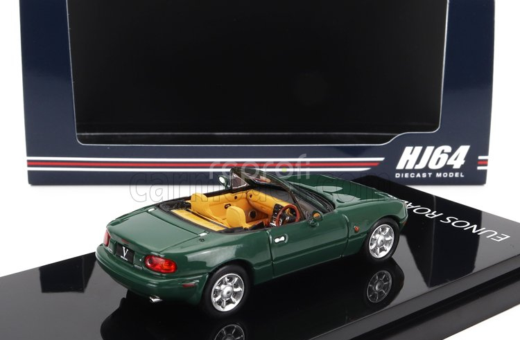Ignition-model Mazda Eunos (mx5) Na6ce Spider Roadster 1989 1:64 Zelená