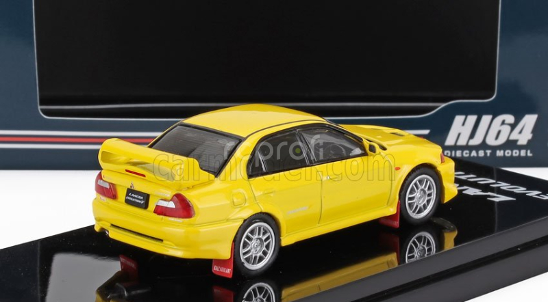 Ignition-model Mitsubishi Lancer Evo V Gsr With Mud Flap 1998 1:64 Žlutá