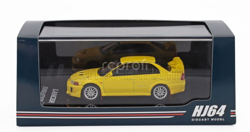 Ignition-model Mitsubishi Lancer Evo V Gsr With Mud Flap 1998 1:64 Žlutá