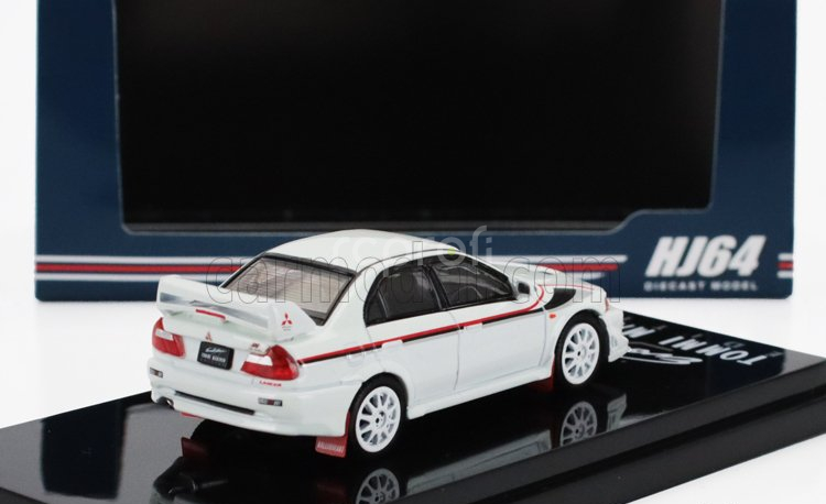 Ignition-model Mitsubishi Lancer Evolution Vi Gsr 2000 1:64 Bílá