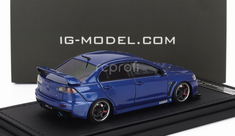 Ignition-model Mitsubishi Lancer Evolution X (cz4a) 2014 1:43 Blue Met