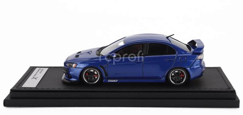 Ignition-model Mitsubishi Lancer Evolution X (cz4a) 2014 1:43 Blue Met