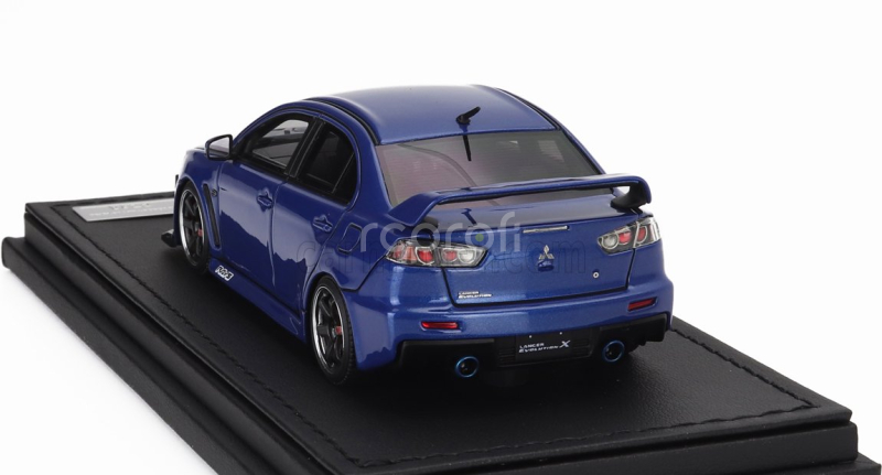 Ignition-model Mitsubishi Lancer Evolution X (cz4a) 2014 1:43 Blue Met