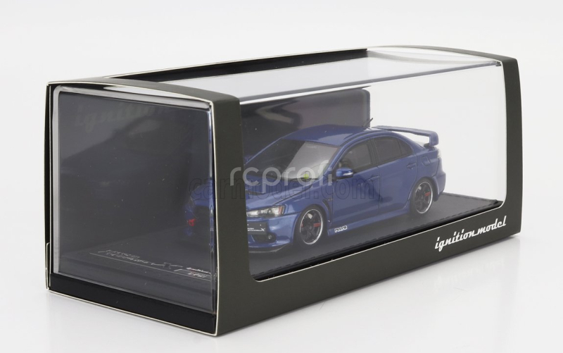 Ignition-model Mitsubishi Lancer Evolution X (cz4a) 2014 1:43 Blue Met