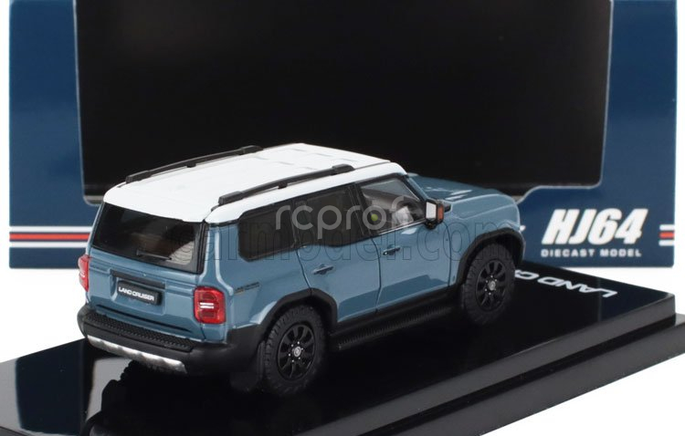 Ignition-model Toyota Land Cruiser 250 Zx First Edition 2024 1:64 Modrá Bílá