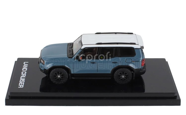 Ignition-model Toyota Land Cruiser 250 Zx First Edition 2024 1:64 Modrá Bílá