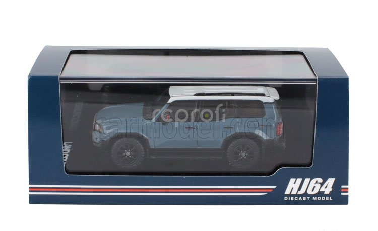 Ignition-model Toyota Land Cruiser 250 Zx First Edition 2024 1:64 Modrá Bílá
